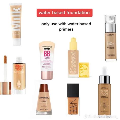 is givenchy foundation water based or silicone based|are foundations water based.